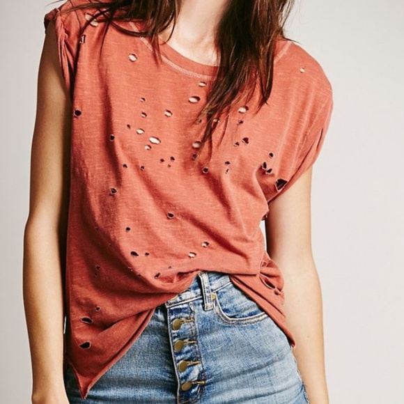 Free People Tops - We the Free| Yellow Oversized Tee